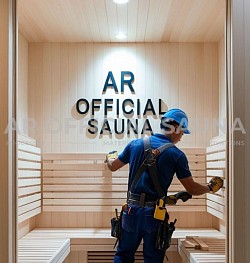 Progres Pemasangan Room Sauna