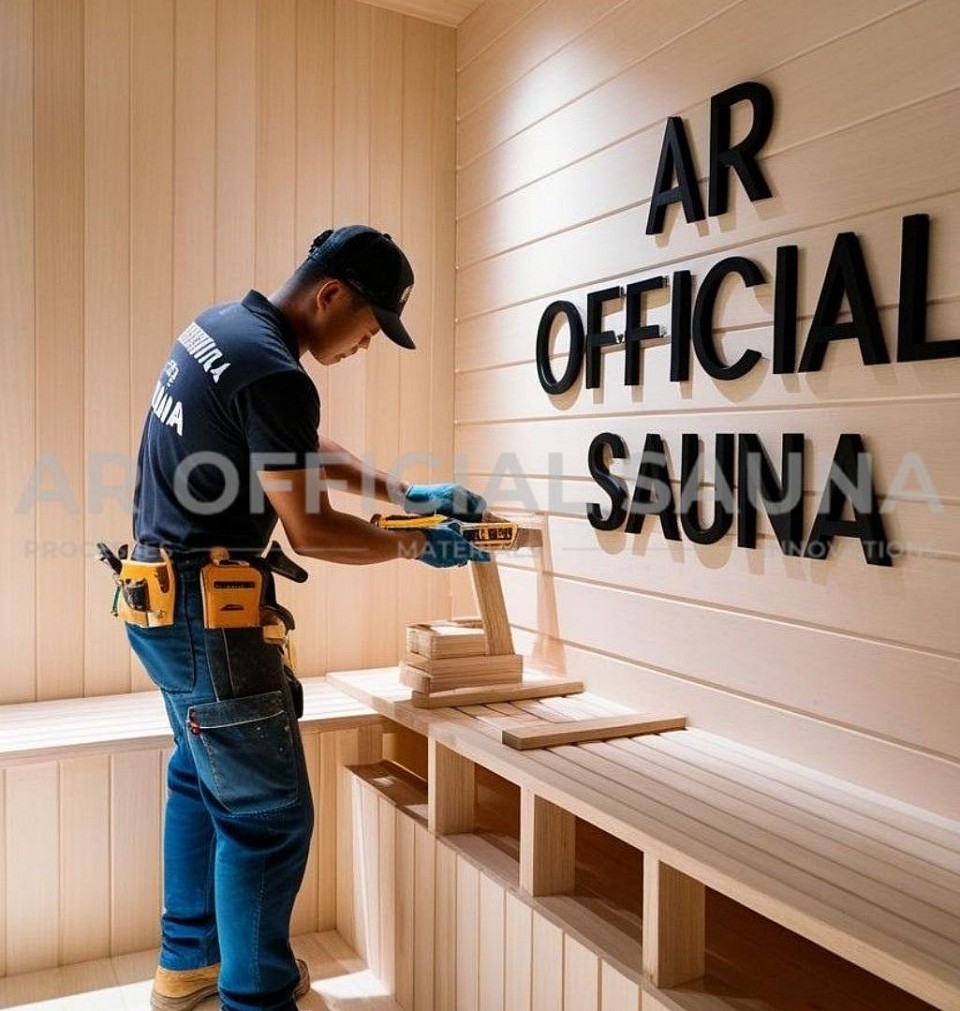 Progre Instalasi Room Sauna