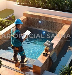 Progres Pembuatan Kolam Dingin
