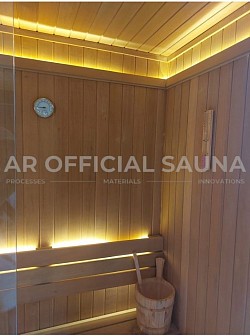 Ruang Sauna Kayu Marsawa Dimensi 150 Cm x 100 Cm x 220 Cm