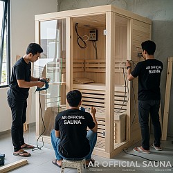 Pemasangan Ruang Sauna Portable ( Jawa Tengah )