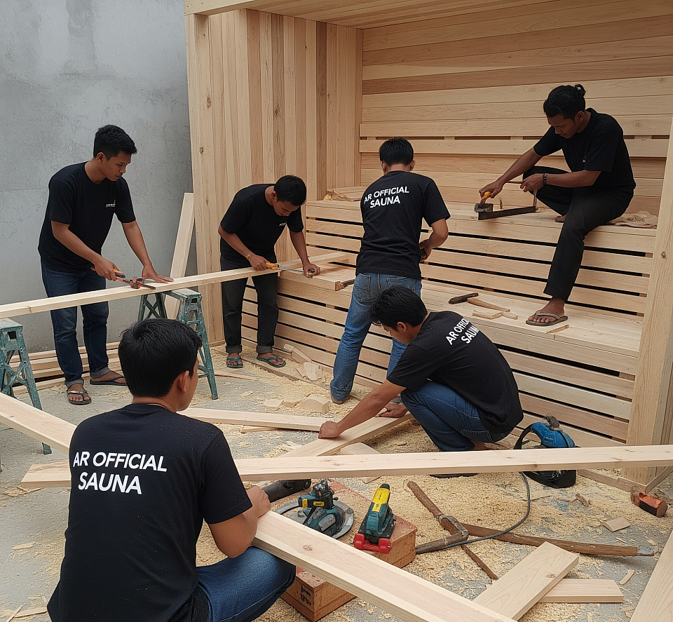 Pemasangan Ruang Sauna Jakarta 2